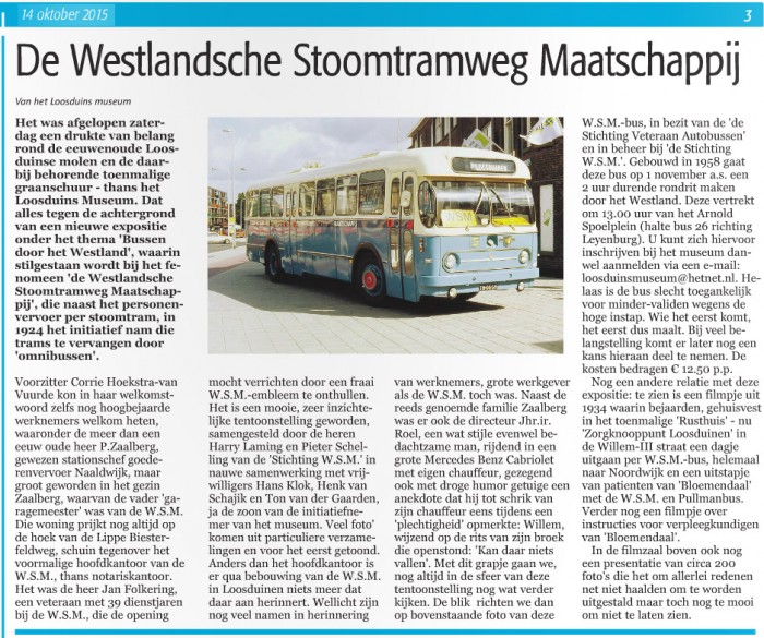 WSM in Loosduinse Krant