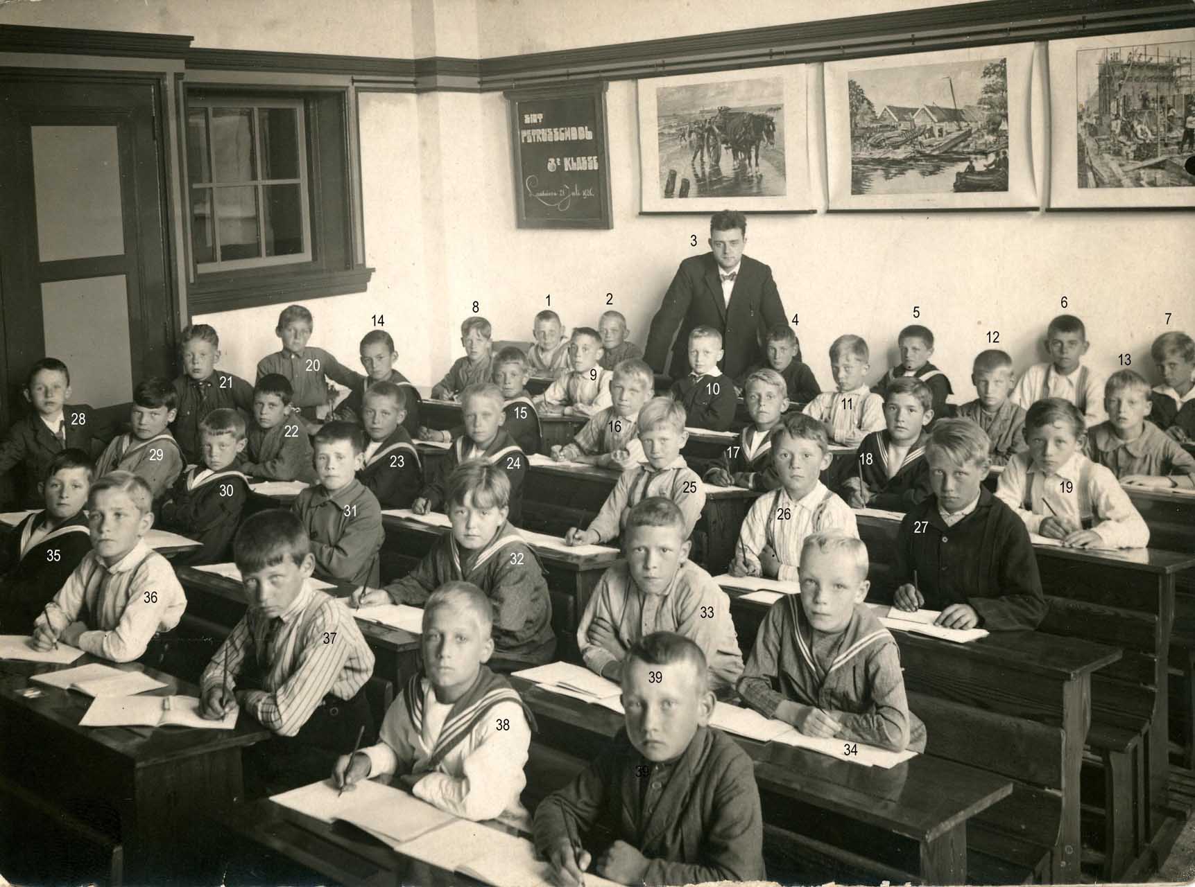 3e klas van de R.K. Sint Petrusschool