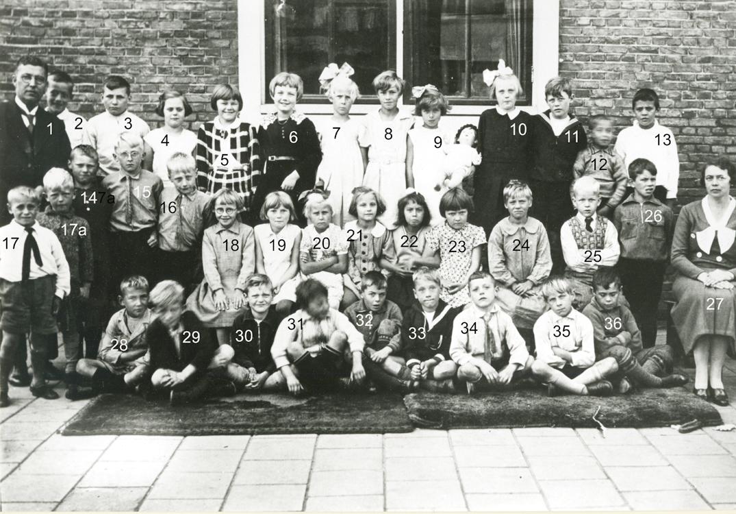 Christelijke School in de Julianastraat van ca. 1935